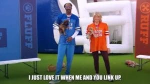 Snoop Dogg and Martha Stewart link building with puppies