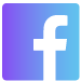 Facebook-2022-75 Purple Facebook Icon
